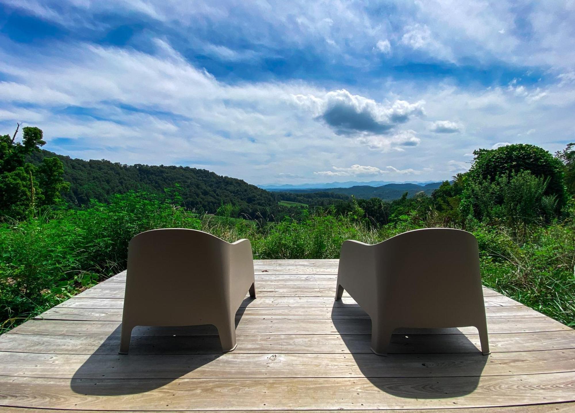 Vila Morgan Branch Cabin In Marshall Exteriér fotografie