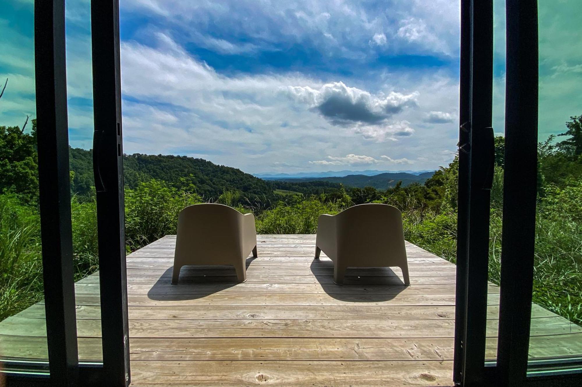Vila Morgan Branch Cabin In Marshall Exteriér fotografie