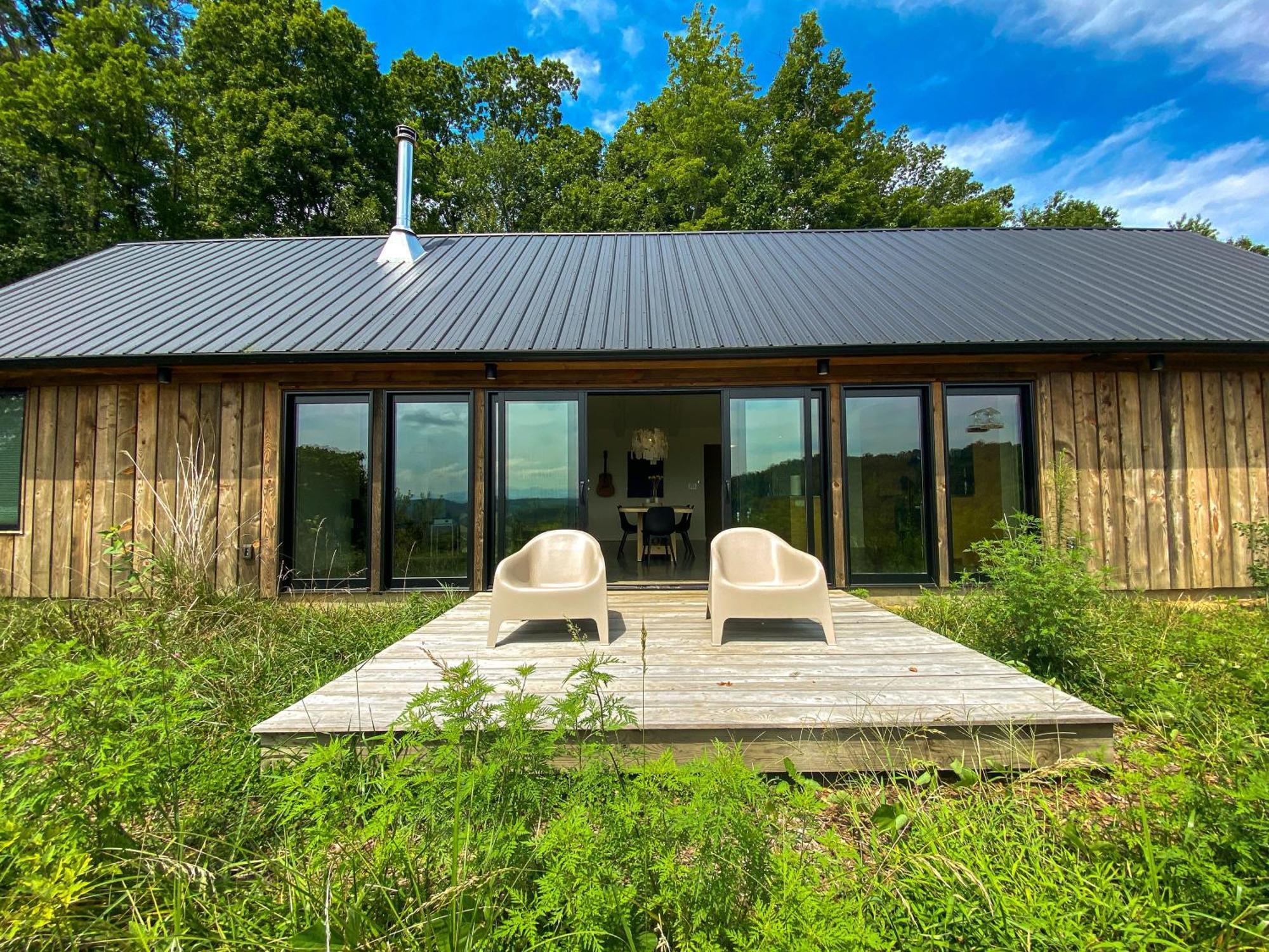 Vila Morgan Branch Cabin In Marshall Exteriér fotografie